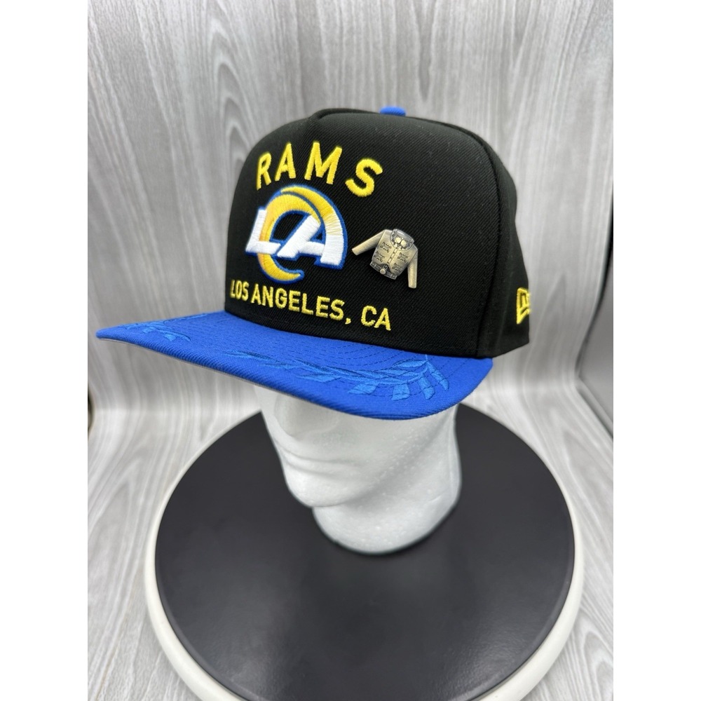 New Era Los Angeles Rams 2025 NFL Draft 59FIFTY A-frame Fitted Hat Size 7 3/8